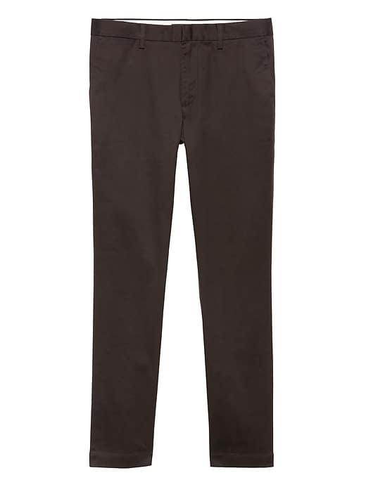 Banana Republic Mens Emerson Straight Rapid Movement Chino Pant Olive Green Size 35w