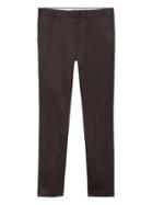 Banana Republic Mens Emerson Straight Rapid Movement Chino Pant Olive Green Size 35w