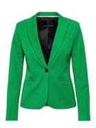 Banana Republic Womens Classic-fit Bi-stretch Blazer Green Hill Size 0
