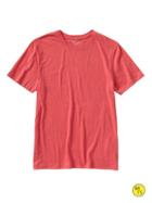 Banana Republic Factory Fitted Crew Neck Tee - Casual Coral