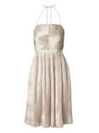 Banana Republic Womens Heritage Pleated Halter Fit And Flare Dress - Blush