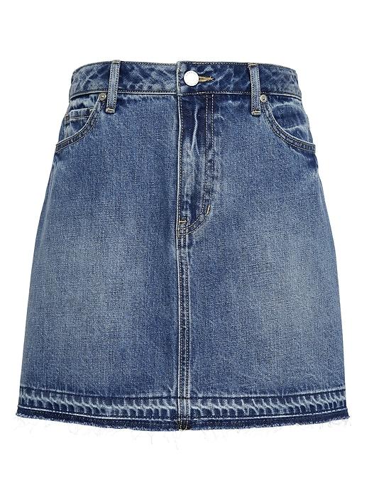 Banana Republic Petite Denim Mini Skirt