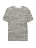 Banana Republic Mens Soft-wash Crew-neck T-shirt Distressed Gray Size L