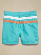 Retromarine | Double Color-block Swim Short