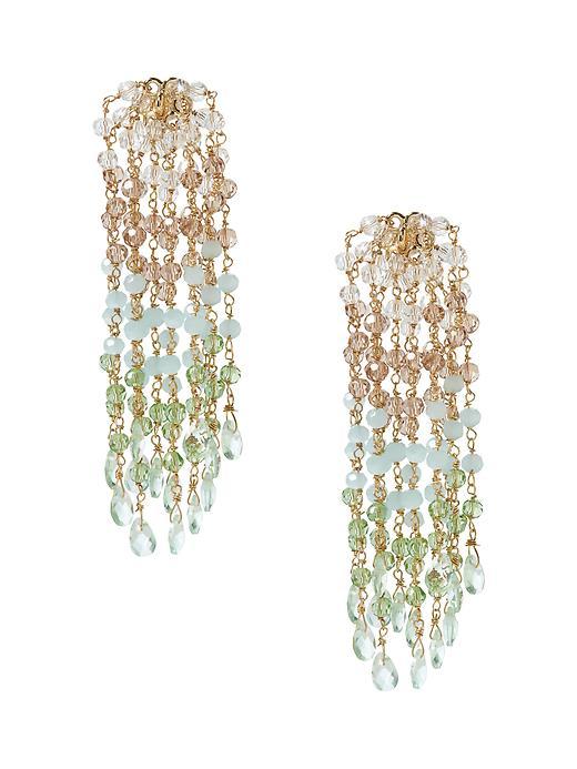 Banana Republic Seaglass Bead Earring Size One Size - Gold