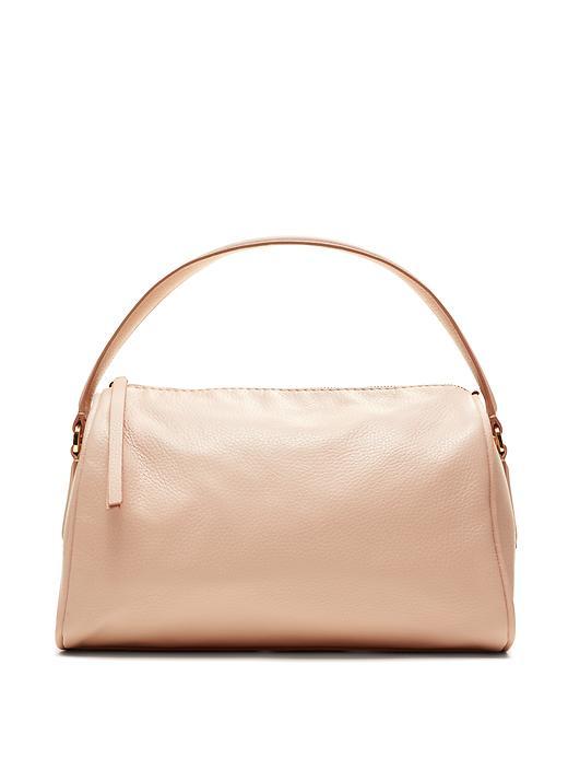 Banana Republic Soft Italian Leather Shoulder Bag Size One Size - Blush