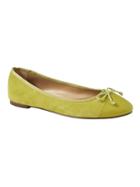 Banana Republic Womens Almond-toe Robin Ballet Flat Spiced Pear Size 9 1/2