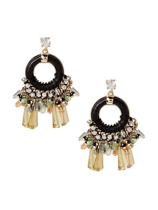 Banana Republic Artisan Mixed Media Chandelier Earring Size One Size - Multi
