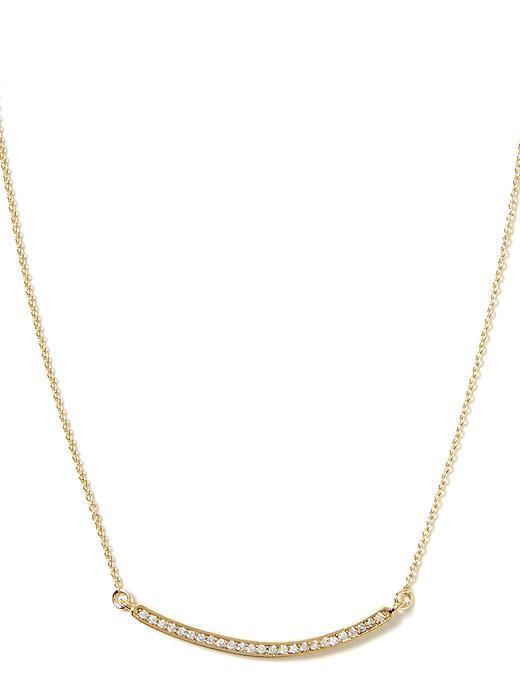 Banana Republic Bar Necklace - Gold