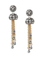 Banana Republic Womens Fireball Gems Tassel Earring Multi Size One Size