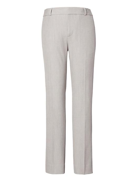 Banana Republic Womens Avery Straight-fit Machine-washable Birdseye Pant Light Gray Size 20