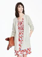 Banana Republic Womens Aire Patch Pocket Cardigan Size M - Gray