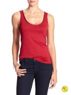 Banana Republic Factory Stretch Tank Size L - Lasalle Red