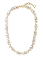 Banana Republic Womens Stone Strand Necklace Gold Size One Size