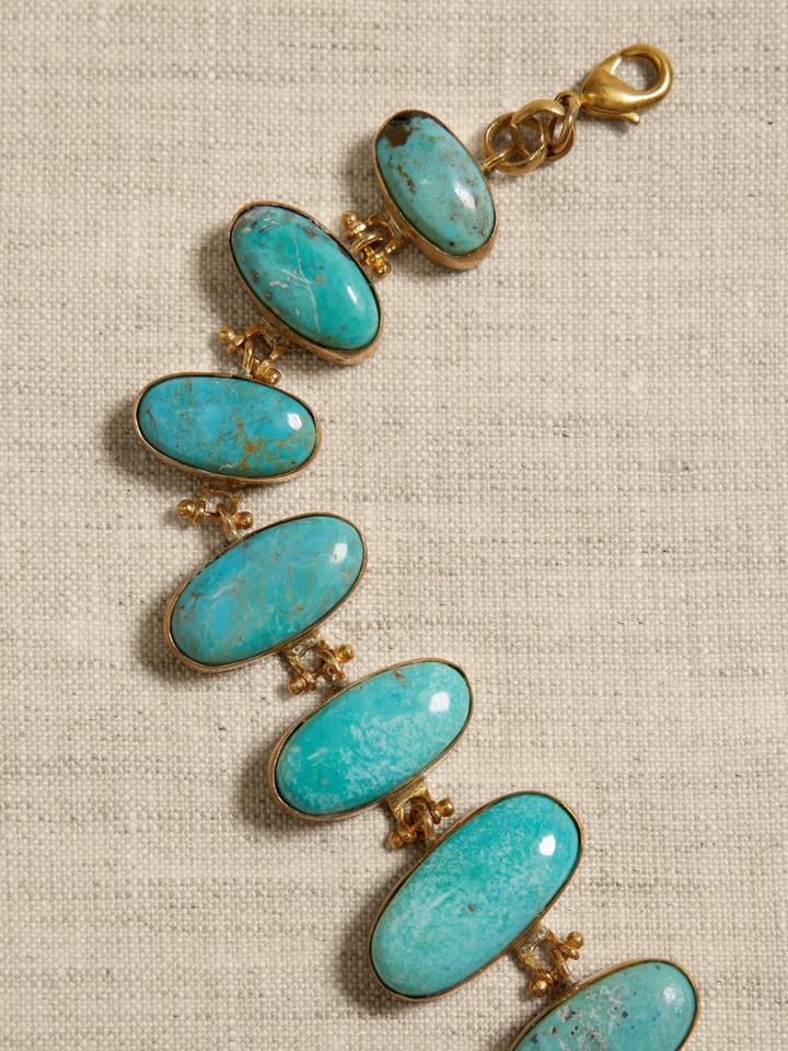 Tulum Turquoise Bracelet | Aureus + Argent