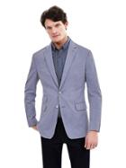Banana Republic Mens Modern Slim Blue Cotton Suit Jacket Size 36 Regular - Light Blue