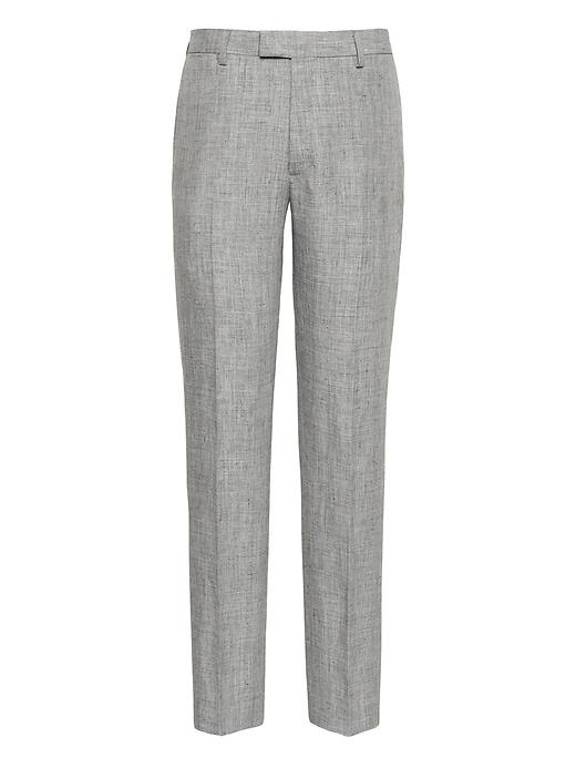 Banana Republic Heritage Athletic Tapered Linen Suit Pant