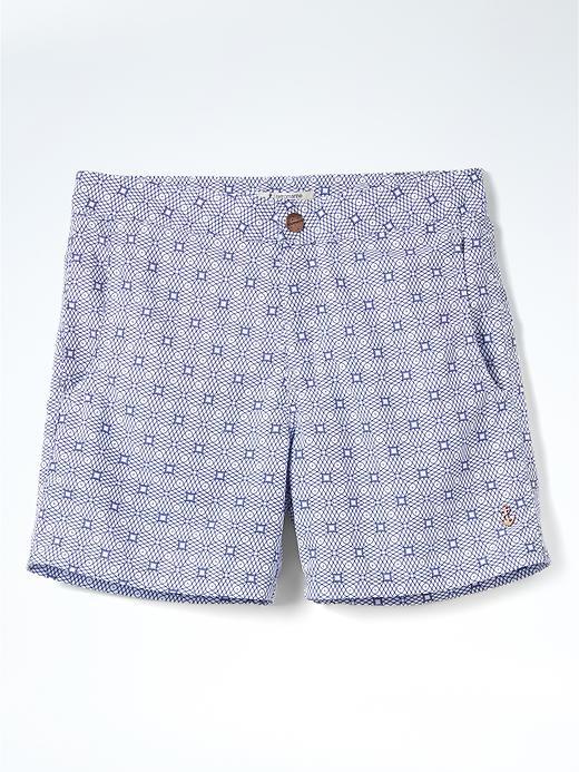 Banana Republic Mens Retromarine   Printed Swim Short Blue Size 38w