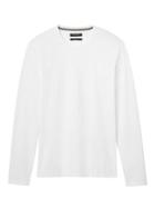 Banana Republic Mens Luxury-touch Crew-neck T-shirt White Size S