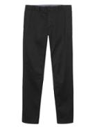 Banana Republic Mens Fulton Skinny Stretch Chino Pant Black Size 40w