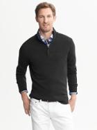 Banana Republic Extra-fine Merino Wool Half-zip Pullover