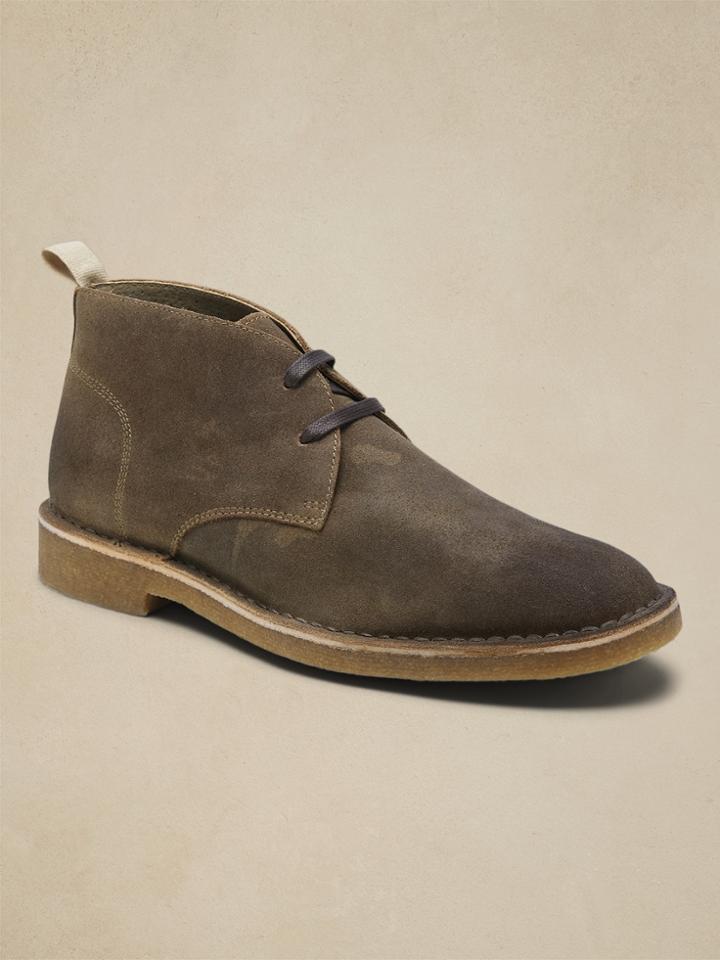 Brendt Leather Chukka Boot With Crepe Sole