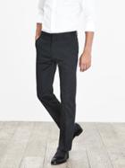 Banana Republic Mens Tailored Slim Non Iron Cotton Pant Size 35w 32l - Black