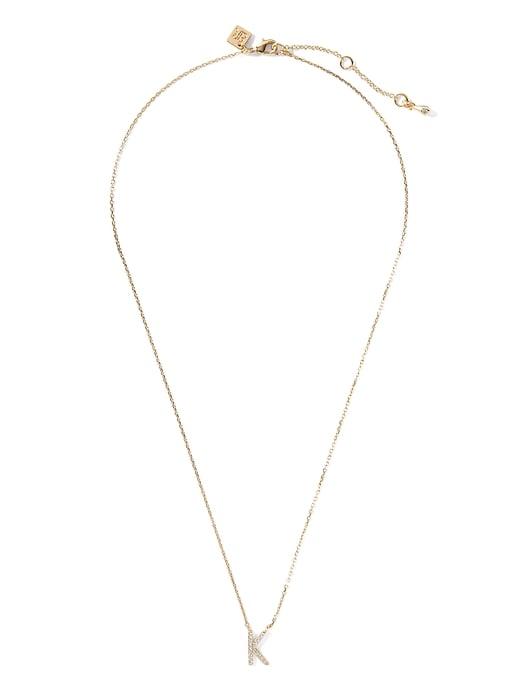 Banana Republic Womens Pav K Necklace Gold Size One Size