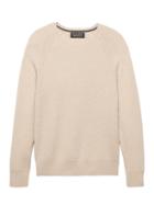 Banana Republic Mens Todd & Duncan Cashmere Thermal Crew-neck Sweater Light Dune Size Xl