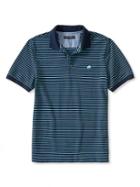 Banana Republic Mens Signature Pique Polo Size L Tall - Navy Star