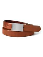 Banana Republic Mens Italian Leather Reversible Belt Cognac/tan Size 30