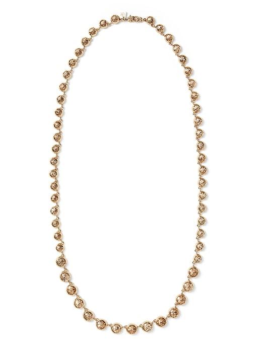 Banana Republic Brilliant Gemstone Long Necklace