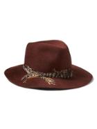 Banana Republic Womens Eugenia Kim   Georgina Fedora Wine Size One Size