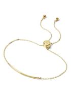 Banana Republic Womens Everyday Luxuries 14k Gold-plated Bar Slider Bracelet Gold Size One Size