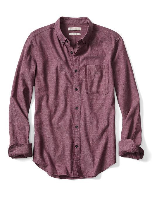 Banana Republic Mens Heritage Solid Shirt - Black Rose