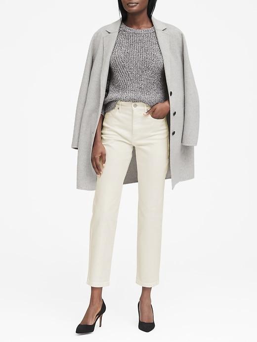 Banana Republic High-rise Straight-fit Ankle Jean