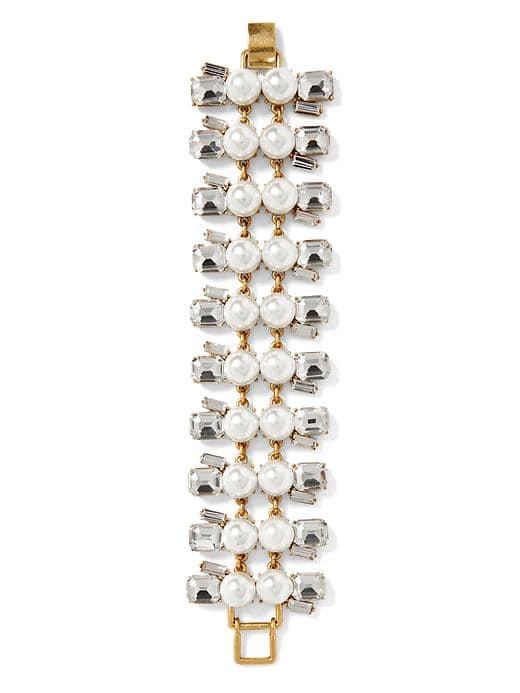 Banana Republic Pearl Line Bracelet - Pearl