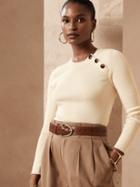 Button-detail Sweater