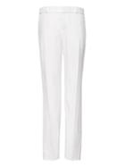 Banana Republic Womens Petite Avery Straight-fit Stretch Linen-cotton Pant White Size 6
