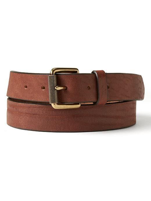 Banana Republic Mens Rugged Belt Cognac Size 40