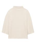 Banana Republic Womens Brushed Jersey Mock-neck Top Beige Stone Size S