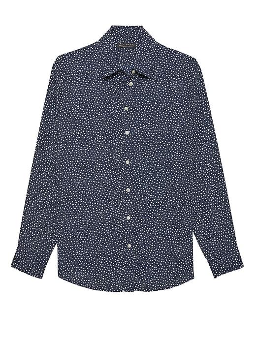 Banana Republic Dillon Classic-fit Leaf Print Shirt