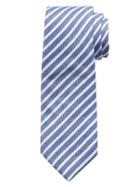 Banana Republic Mens Striped Tie Size One Size - Blue