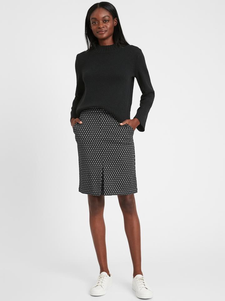 Jacquard Knit Skirt