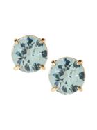 Banana Republic Womens Birthstone Stud Earring March - Aquamarine Blue - Aquamarine Blue Size One Size
