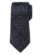 Banana Republic Mens Bug Collection Silk Nanotex Tie Navy Size One Size