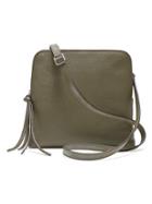 Banana Republic Womens Double Pouch Crossbody Size One Size - New Olive