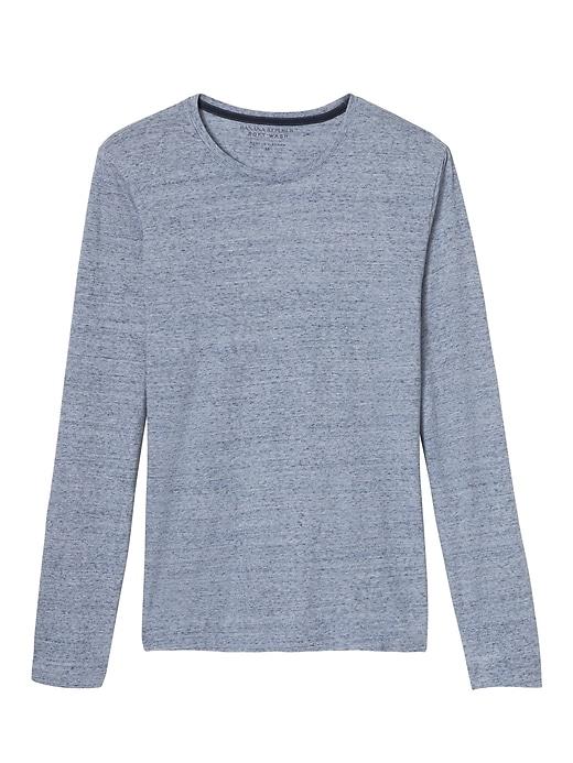 Banana Republic Soft Wash Long Sleeve Tee - Sullivan Blue