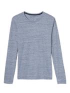 Banana Republic Soft Wash Long Sleeve Tee - Sullivan Blue