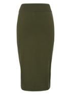 Banana Republic Womens Ponte Midi Pencil Skirt Dark Olive Size Xxs